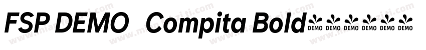 FSP DEMO   Compita Bold字体转换